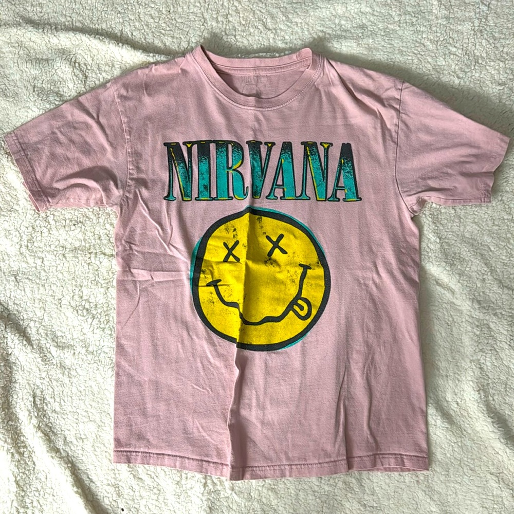 Nirvana band oversized shirt